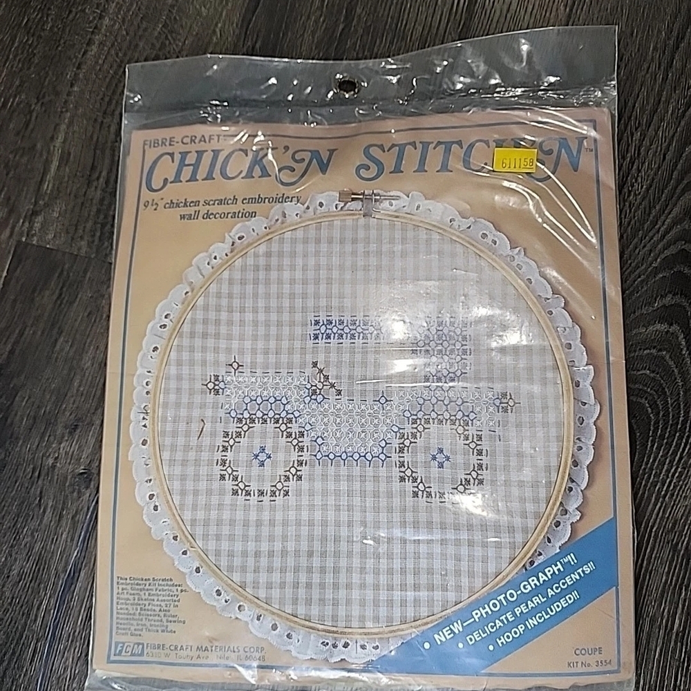 Fibre-Craft Chick'n Stitchn Embroidery Kit